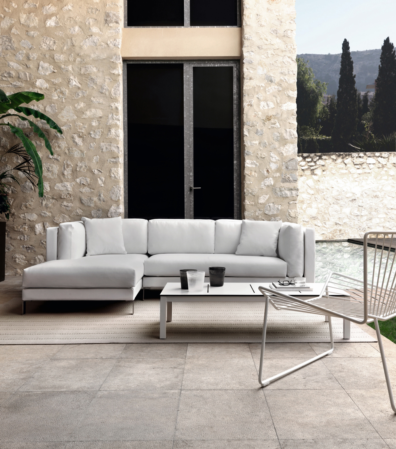 Sofás de exterior Slim MINIM mobiliario e iluminación de diseño